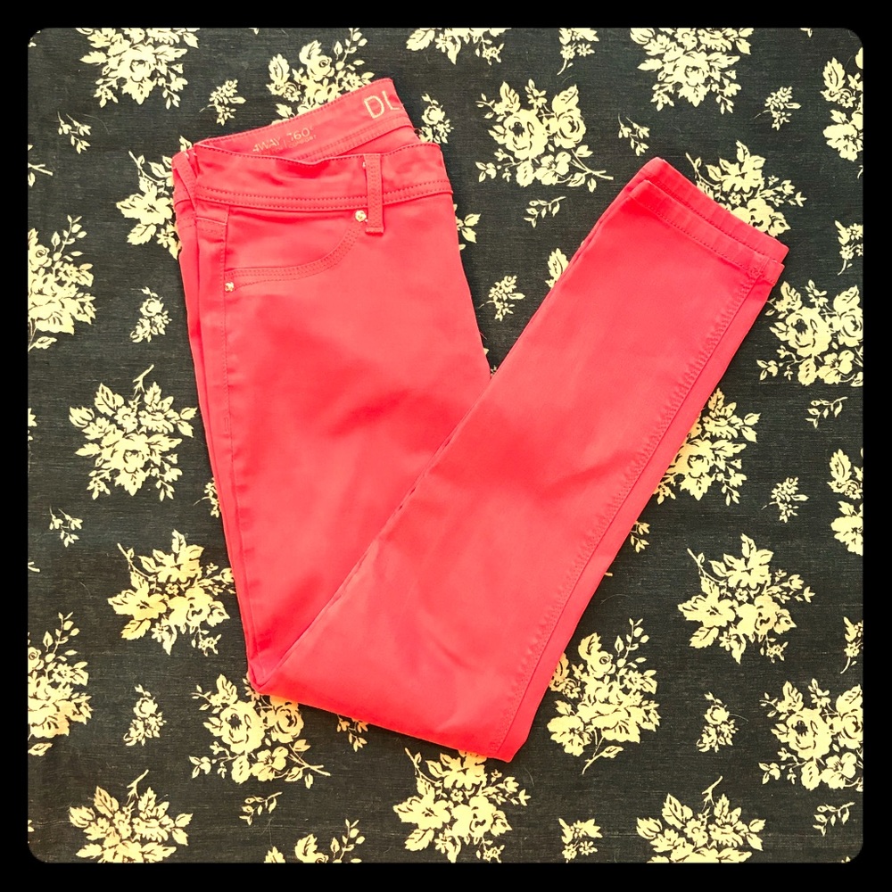 DL1961 Emma Power Leggings Antigua Red Size 29